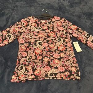 Chico’s 2 Floral Paisley Women's Top